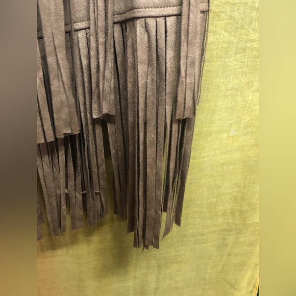 Chico’s faux suede double fringe western skirt - Picture 7 of 7